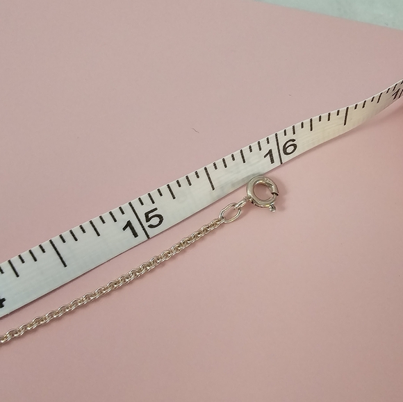 Tiffany & Co. Atlas Cube Roman Numerals 925 Sterling Pendant Necklace VGUC - Picture 13 of 16